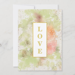 Invitation *~Amour romantique floral AR26 QR RSVP 4 Mariag