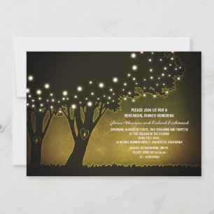 Invitation amour trois feux de nuit répétition dîner invitati