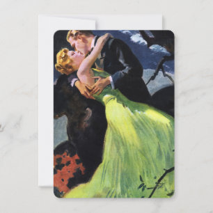 Invitation Amour vintage et romance, Mariage