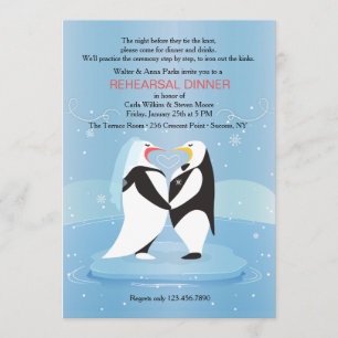 Invitation Amoureuse Des Pingouins