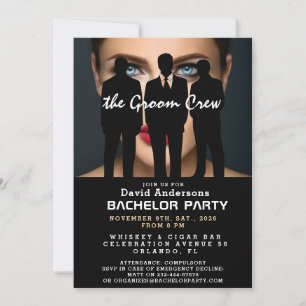Invitation Amusant, cool, moderne Bachelor Party
