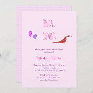 Invitation Amusant dragon en amour