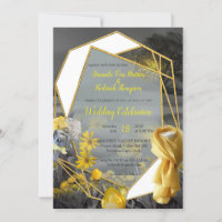 Amusant Expressif en feuille plante Jaune et Gris