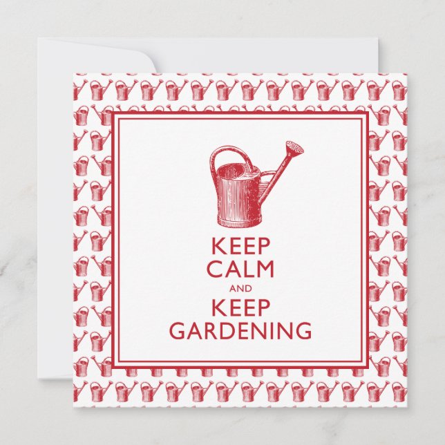 Invitation Amusant Gardener's Birthday ou Retirement Party (Devant)