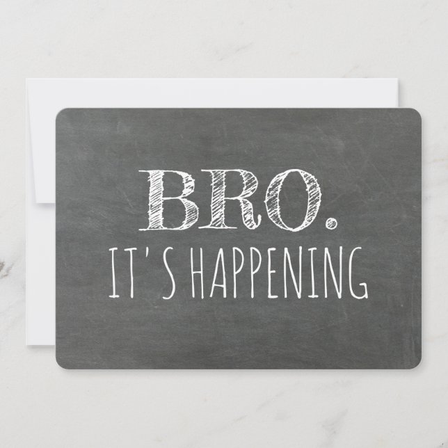 Invitation Amusant Groomsman ou Best Man (Devant)