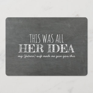 Invitation Amusant Groomsman ou Best Man