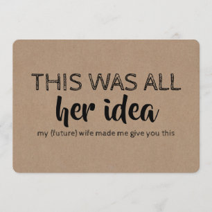 Invitation Amusant Groomsman ou Best Man