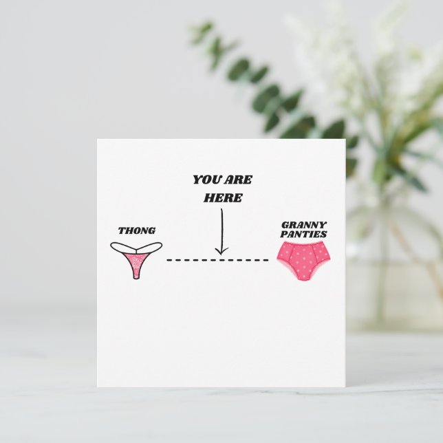 Invitation Amusant Joyeux anniversaire pour son Anniversaire  (Debout devant)