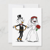 Amusant mariage heureux