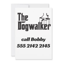 Amusant Parody Dog Walker Trainer Sitter