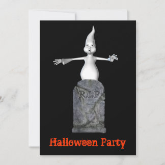 Invitation amusante à l'Halloween de Tombstone