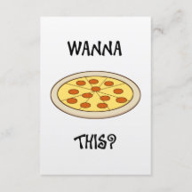 Invitation amusante de la fête de la pizza