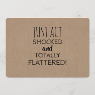 Invitation Amusante demoiselle d'honneur ou servante d'honneu