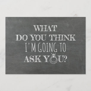 Invitation Amusante servante / femme d'honneur