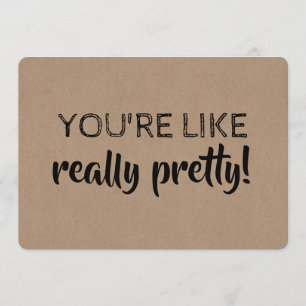 Invitation Amusante servante / femme d'honneur