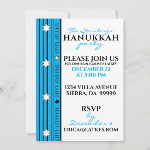 Invitation Amusants du parti Hanoukka