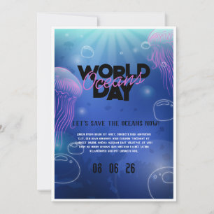 Invitation Amusants Neon Glow Blue Green Pool Party Boys Anni