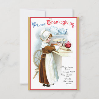 Invitation Amusants Vintages Thanksgiving Turquie Amical