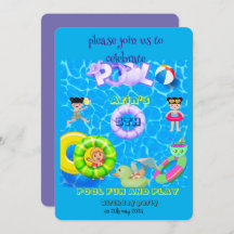 amusement de piscine et fête d'anniversaire