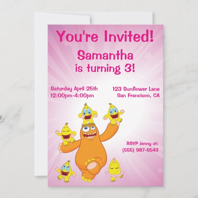 Invitation Amusement de Zingoz et de Zangoz (Devant)