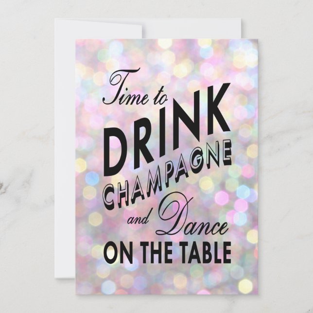 Invitation Amusement et Bachelorette Flirty (Devant)