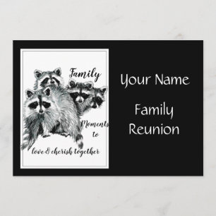 Invitation Amusez-Vous À Tout Moment, Famille Réunion Cute Ra