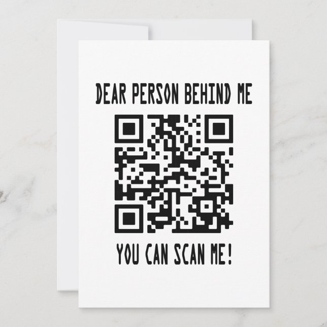 Invitation Analyser mon code QR pour un démarrage motivant (Devant)