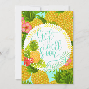 Invitation Ananas tropicale se porter bien