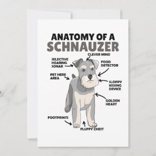 Invitation Anatomie D'Un Chien Migneux Schnauzer Chien Chien 