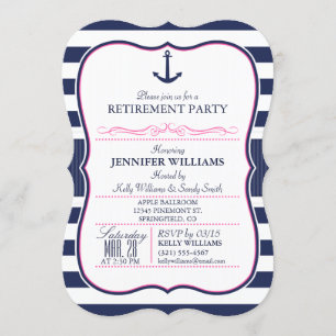 Invitation Ancho nautique ; l Parti de retraite Marine et Ros