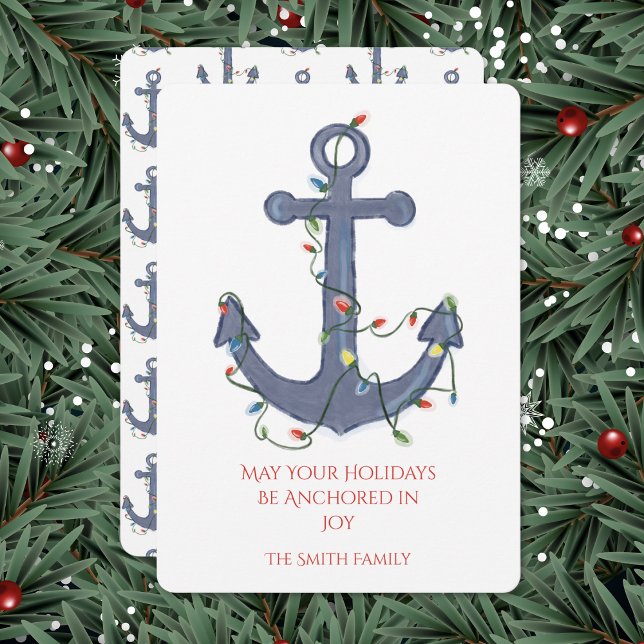 Invitation Anchor Christmas Card (Créateur téléchargé)