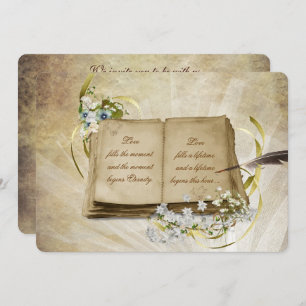 Invitation Ancien album de mariage