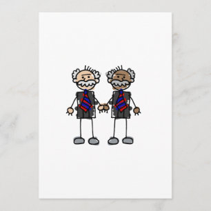 Invitation Ancien couple interracial