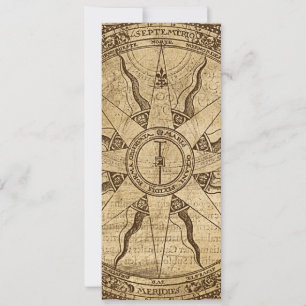 Invitation Ancien Rose Compass
