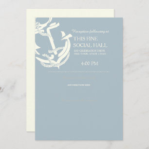 Invitation Ancre d'or Hébergements Mariage nautique