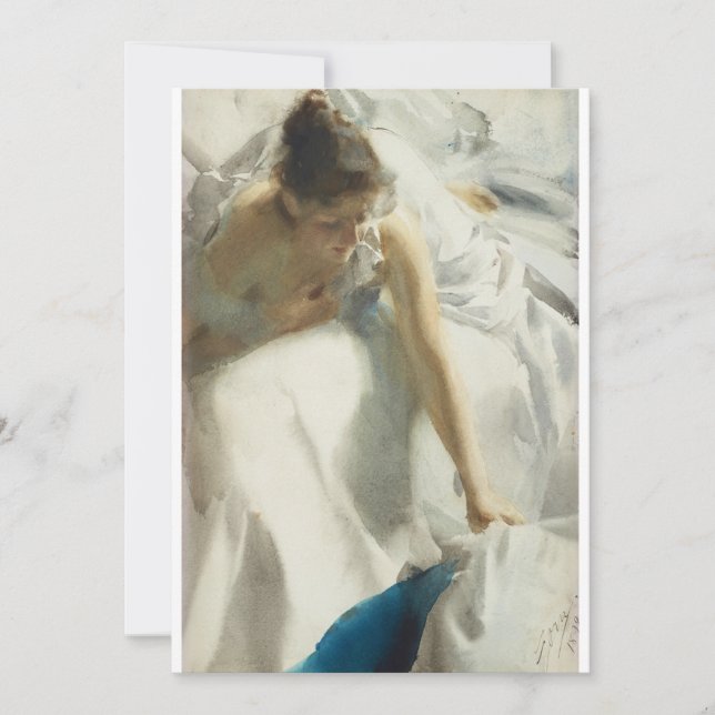 Invitation Anders Zorn - Reveil (Devant)