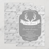 Andouillers rustiques de cerfs communs gris et