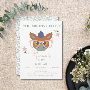 Invitation Âne d'anniversaire de la ferme