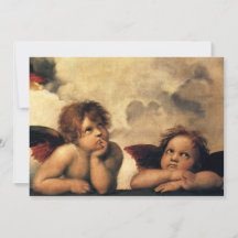 Anges de la Madone Sixtine par Raphaël Mariage
