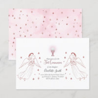 Anges d'or rose Première communion