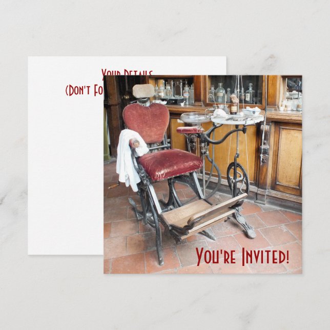 INVITATION ANGLETERRE VICTORIENNE (Devant / Derrière)