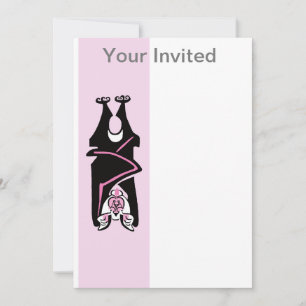 Invitation Animal de fête - Chauve-souris Folle - Halloween -