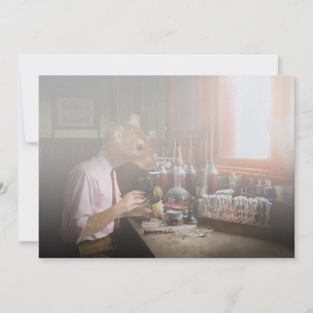 Invitation Animal - Rat - Le Rat de Laboratoire (Devant)