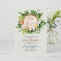 Animaux boisés Oh Boy Forest Baby shower