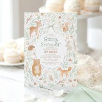 Animaux Mignons de la Forêt pour Baby Shower