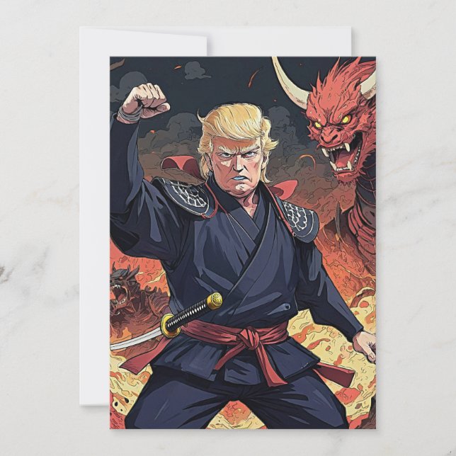 Invitation Anime Trump - Première levée (Devant)