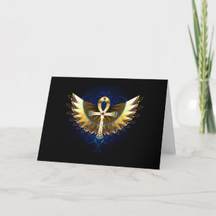 Invitation Ankh or avec ailes