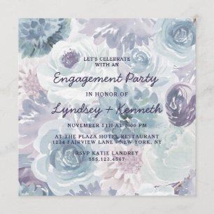 Invitation Annabelle Vintage Floral Carré