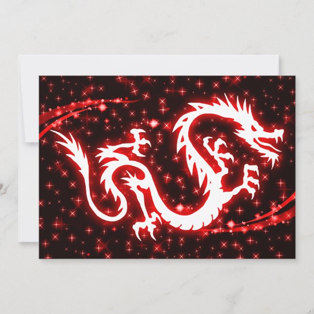 Invitation année de la starshine du dragon (Devant)