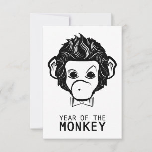 Invitation année du singe (bowtie)
